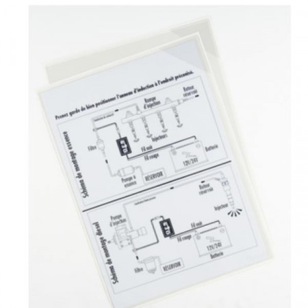 CF1 BUSTA KANG ADESIVE C/FLAP A3 - TRASPARENTE