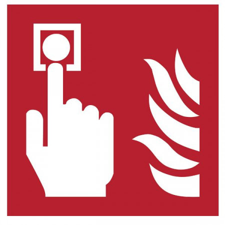 CARTELLO ALLARME ANTINCENDIO - 200X200MM