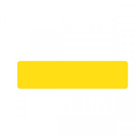CF10 STICKER RETTANGOLARI - 20X5 CM - GIALLO