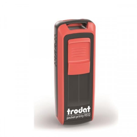 POCKET PRINTY 9512 (NERO/ROSSO FUOCO) CARTUCCIA NERA DIMENSIONI       PIASTRA 47X18