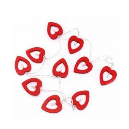 FILO 10 LED CUORI