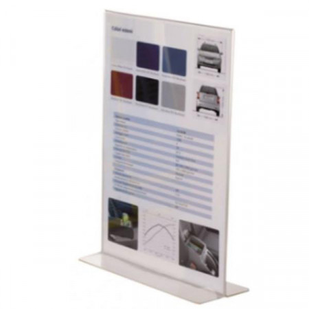 Porta avvisi base a  T  formato A4 verticale