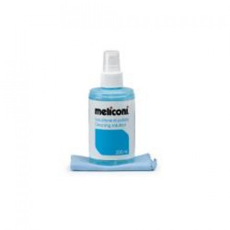 C-200 - SOLUZIONE 200 ml con PANNO MICROFIBRA 20X20 cm per la pulizia degli schermi