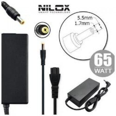 ALIMENTATORE PER ACER 19V 3.42A 5.5 x 1.7mm