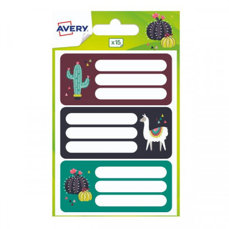 CF15Etich. scuola 76x34 lama/cactus