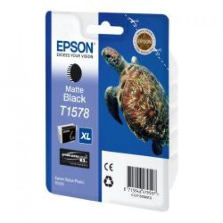 CARTUCCIA INCHIOSTRO A PIGMENTI NERO-MATTE EPSON ULTRACHROME K3  SERIETARTARUGA-TAGLIA XL  IN CONFEZIONE BLISTER RS.R3000