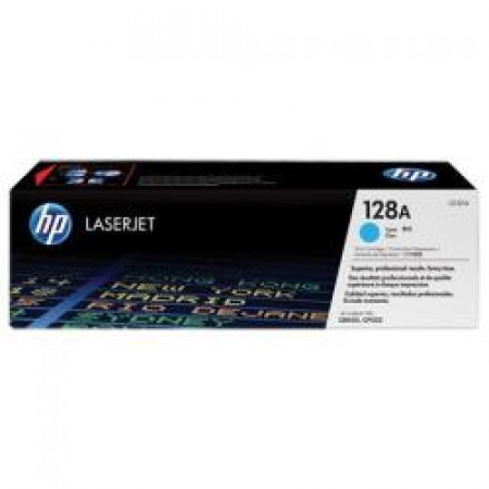 HP 128A Cyan LaserJet Print Cartridge