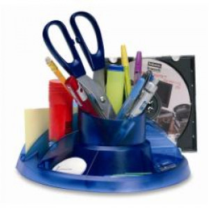 CF6 PORTAOGGETTI TAVOLO ASSORTITI TRASPARENTI NEUTRO ROSSO BLU E VERDE