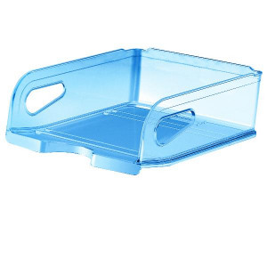 Portacorrisp CLASSICMAXI TRASPARENTE AZZURRO