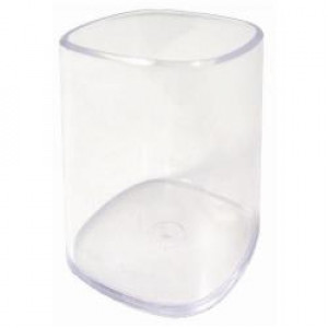 BICCHIERI PORTAPENNE -  - CRISTALLO TRASPARENTE 65X65X95 MM  CON SPESSORE ELEVATO E OTTIMA STABILITÀ (CONF. 12)