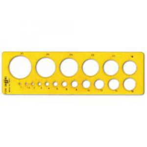Maschera per cerchi 1/30 mm -- 193x58 mm (Conf. 10)