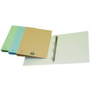 CARTELLA  ECO NEW   4ANELLI TONDI DIAMETRO 30CM CAMOSCIO