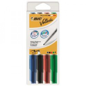 CF4 BIC WHITEBOARD MARKER VELLEDA 1741 ASSORTITO