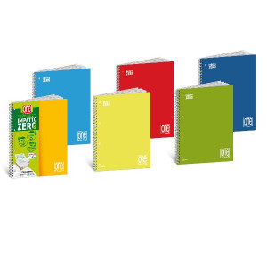 CF6 QUADERNI SPIRALATI FORATI IMPATTO ZERO A4 80GR 80 FF 5M           + 6 BOX
