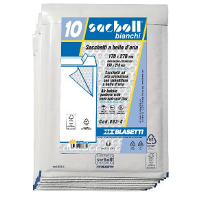 CF10 SACCO IMBOT/BIANCO 17X27CM  (FORMATO INTERNO 15X21)