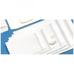 F500 BUSTE SACCO BIANCO AUTOADESIVE 23X33CM 80 GRAMMI                 SELF STRIP E INTERNOGRAFATA FSC