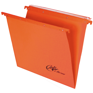 Cartelle sospese per cassetto Linea Joker Serie 400 Link arancio    Interasse 33 33 8 cm  F.do V (conf.25)