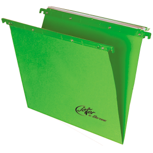 Cartelle sospese per cassetto Linea Joker Serie 400 Link verde    Interasse 33 33 8 cm  F.do V (conf.25)