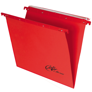 Cartelle sospese per cassetto Linea Joker Serie 400 Link rosso   Interasse 39 39 8 cm F.do V (conf.25)