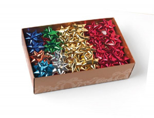 STELLE ADESIVE ART. 3270 CONFEZIONE DA  70 STELLE 6870 MM 19 COLORE   LUCIDO METALLIZZATO