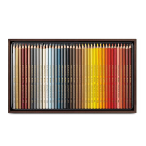 Matite acquerellabili Supracolor in cofanetto legno - 80 colori