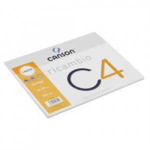 RICAMBIO CANSON DISEGNO C4 24x33 200g LISCIO