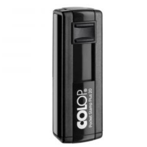 POCKET STAMP PLUS 20 NERO 14X38 4 RIGHE