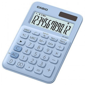 Calcolatrice da tavolo CASIO MS-20UC-LB AZZURRO PASTELLO