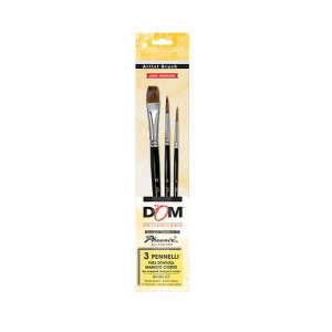 PENNELLI ACQUERELLO - CORTO - DONNOLA - SET 4 PZ  CLASSIC