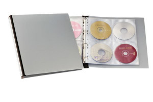 CD/DVD ALBUM 96. ALBUM AD ANELLI PORTA CD/DVD CAPACITÀ 96 CD/DVD.