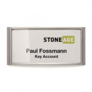 CF10PORTANOME CLIP 34X74 ARGENTO