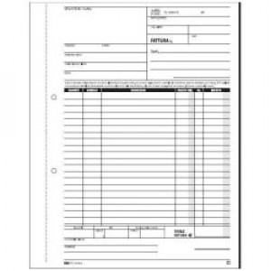 Blocco fattura 1 aliquota 50x2 autoricalcante