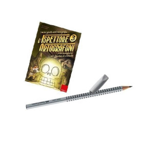 BUNDLE ISPETTORE ORTOGRAFONI 3   MATITA FABER CASTELL GRIP 2001   2   GOMMINI SALVAPUNTA