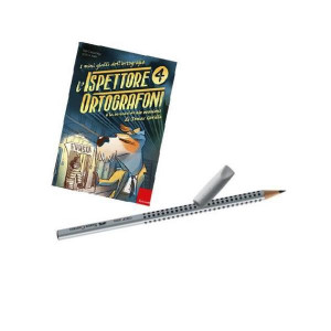 BUNDLE ISPETTORE ORTOGRAFONI 4   MATITA FABER CASTELL GRIP 2001   2   GOMMINI SALVAPUNTA