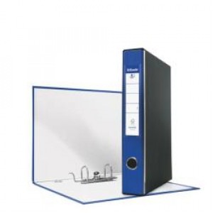 Registratori Eurofile Esselte - F.to commerciale - dorso 5 cm - f.to utile 23x30 cm -  blu (conf.8)