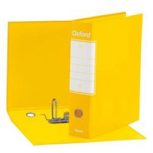 Registratori Oxford Esselte - F.to commerciale - dorso 8 cm - f.to utile 23x30 cm giallo (conf.6)