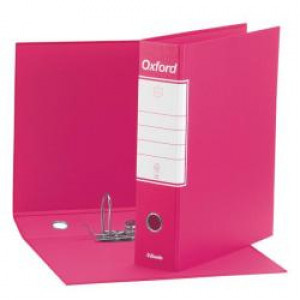 Registratori Oxford Esselte - F.to commerciale - dorso 8 cm - f.to utile 23x30 cm fucsia (conf.6)