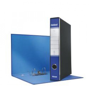 Registratori Oxford Esselte - F.to protocollo - dorso 5 cm - f.to utile 23x33cm blu (conf.8)