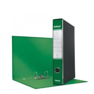 Registratori Oxford Esselte - F.to protocollo - dorso 5 cm - f.to utile 23x33cm verde (conf.8)