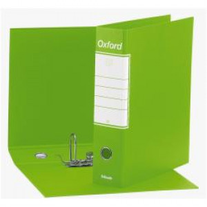 Registratori Oxford Esselte - F.to protocollo - dorso 8 cm - f.to utile 23x33cm verde LIME (conf.6)