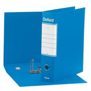 Registratori Oxford Esselte - F.to protocollo - dorso 8 cm - f.to utile 23x33cm AZZURRO (conf.6)