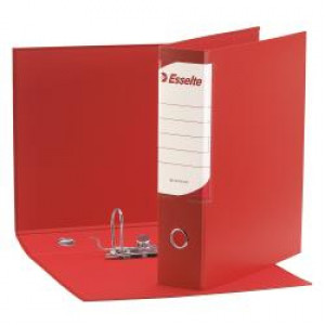 Registratore ESSELTE BUSINESS - f.to protocollo dorso 8 cm rosso (conf.6)