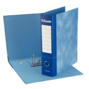 REGISTRATORE ESSENTIALS - F.TO PROTOCOLLO DORSO 8 CM BLU