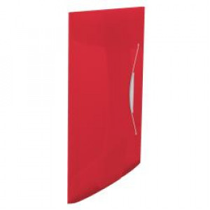 VIVIDA Cartella a 3 lembi con elastico PPL - dim. 23 4 x 32 x - cap. 150 fogli Rosso VIVIDA
