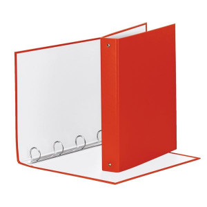 MEETING  raccoglitore ad anelli 4-30-Tondo - f.to 22x30 cm ROSSO