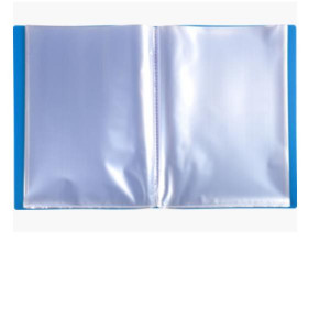PORTALISITINI ECONOMICI 300 MICRON COL. BLU F.TO 24X32CM 50 BUSTE