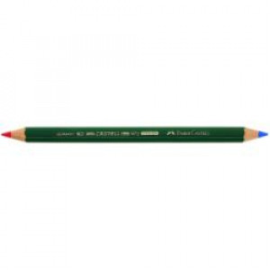 Matita bicolore Castell Color 873  colore rosso/blu  mina grossa  per scrivere  disegnare e sottolineare (conf.12)
