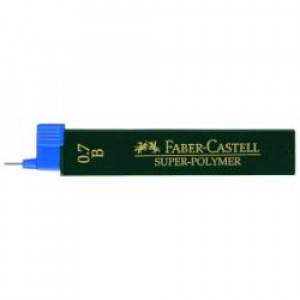 Mine Super-Polymer 9065  S-2B  tratto 0 7mm duro  nero e intenso  resistenti alla rottura  adatte ad ogni portamine (conf.12)