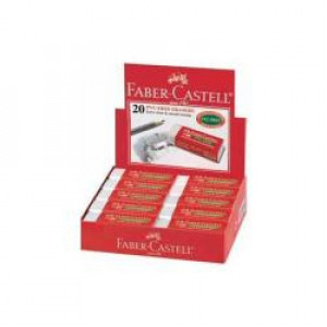 Espositore 20 gomme7095-20 in vinile PVC FREE per matita bianca con fascetta