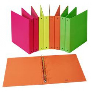 RACC NEON 22X30 4TONDI D30 FLUO GIALLO (REALIZZATI IN CARTONE)